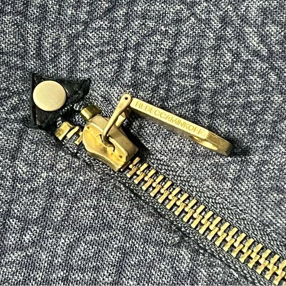 REBECCA Minkoff Crinkled Worn Skirt with Lamb Leather - Picture 5 of 13